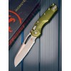 Нож складной MicroTech MCT21011APFLOD MSI Ram-Lok, Part Serrated Apocalyptic Blade, OD Green Handle