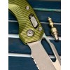 Нож складной MicroTech MCT21011APFLOD MSI Ram-Lok, Part Serrated Apocalyptic Blade, OD Green Handle