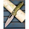 Нож складной MicroTech MCT21011APFLOD MSI Ram-Lok, Part Serrated Apocalyptic Blade, OD Green Handle