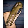 Нож складной MicroTech MCT21011FLOD MSI Ram-Lok, Part Serrated StoneWashed Blade, OD Green Handle