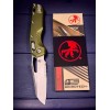Нож складной MicroTech MCT21011FLOD MSI Ram-Lok, Part Serrated StoneWashed Blade, OD Green Handle