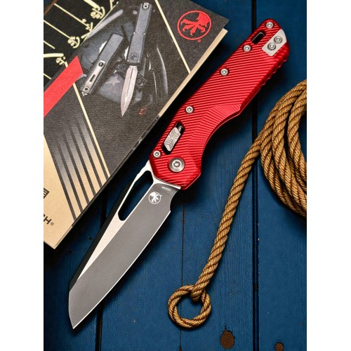 Нож складной MicroTech MCT2101FLRD MSI Ram-Lok, Black Blade, Fluted Red Handle Нож складной MicroTech MCT2101FLRD MSI Ram-Lok, Black Blade, Fluted Red Handle