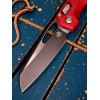 Нож складной MicroTech MCT2101FLRD MSI Ram-Lok, Black Blade, Fluted Red Handle