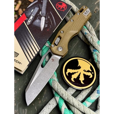 Нож складной MicroTech MCT210T10APPMDE MSI Ram-Lok, Apocalyptic Blade, Dark Earth Handle