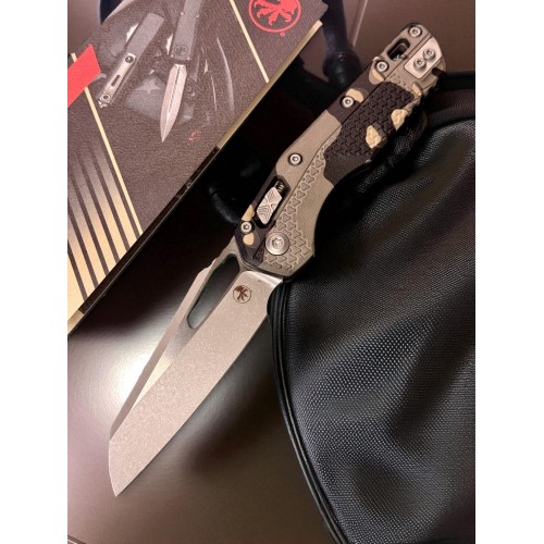 Нож складной MicroTech MCT210T10APPMTC MSI Ram-Lok, Apocalyptic M390 Blade, Tactical Camo Handle