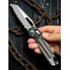 Нож складной MicroTech MCT210T12APPMFL MSI Ram-Lok, Serrated Blade, Flag Handle Нож складной MicroTech MCT210T12APPMFL MSI Ram-Lok, Serrated Blade, Flag Handle