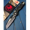 Нож закладной MicroTech MCT210T2PMBK MSI Ram-Lok, Part Serrated Black Blade