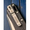 Нож закладной MicroTech MCT210T2PMBK MSI Ram-Lok, Part Serrated Black Blade