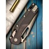 Нож закладной MicroTech MCT210T2PMBK MSI Ram-Lok, Part Serrated Black Blade