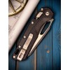 Нож закладной MicroTech MCT210T2PMBK MSI Ram-Lok, Part Serrated Black Blade