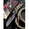 Нож складной MicroTech MCT210T2PMCWCZ4 MSI Ram-Lok, Black PartSerrated Blade, Claw Camo Handle