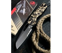 Нож складной MicroTech MCT210T2PMCWCZ4 MSI Ram-Lok, Black PartSerrated Blade, Claw Camo Handle Нож складной MicroTech MCT210T2PMCWCZ4 MSI Ram-Lok, Black PartSerrated Blade, Claw Camo Handle