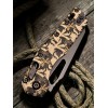 Нож складной MicroTech MCT210T2PMCWCZ4 MSI Ram-Lok, Black PartSerrated Blade, Claw Camo Handle