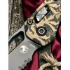 Нож складной MicroTech MCT210T3PMCWCZ4 MSI, Serrated Black Blade, Claw Camo Handle Нож складной MicroTech MCT210T3PMCWCZ4 MSI, Serrated Black Blade, Claw Camo Handle