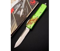 Нож складной MicroTech MCT23111Z UTX-85, Part Serrated StoneWash Blade, ZOMBIE-TECH Нож складной MicroTech MCT23111Z UTX-85, Part Serrated StoneWash Blade, ZOMBIE-TECH