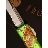 Нож складной MicroTech MCT23111Z UTX-85, Part Serrated StoneWash Blade, ZOMBIE-TECH