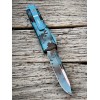 Нож складной MicroTech MCT2311TQCS Auto UTX-85, Blue Camo Handle
