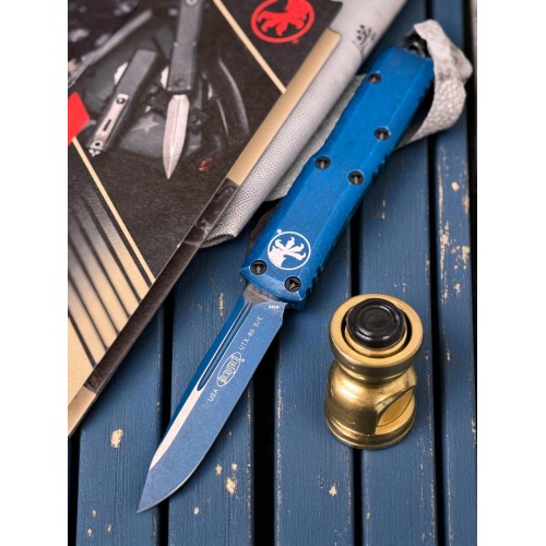 Нож складной MicroTech MCT2311WBL UTX-85, Weather Blue Handle