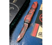 Нож складной Microtech MCT2331RCS UTX-85, Red Camo Handle