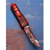 Нож складной Microtech MCT2331RCS UTX-85, Red Camo Handle