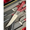 Набор ножей MicroTech MCT3600B10SETMR Steak Set, Titanium - G10 Merlot Handle Набор ножей MicroTech MCT3600B10SETMR Steak Set, Titanium - G10 Merlot Handle