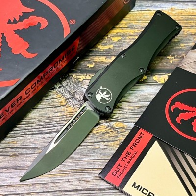 Нож складной MicroTech MCT7031T Auto Hera, DLC Blade, Black Handle