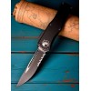 Нож складной MicroTech MCT7032T Hera, Black Part Serrated Blade