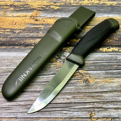 Нож Morakniv Companion MG (S), нержавеющая сталь, цвет хаки