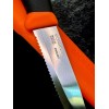 Нож Morakniv Companion F серрейтор, нержавеющая сталь, прорезиненная рукоять с оранжевыми накладкам