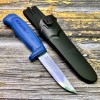 Нож Morakniv Basic 546, нержавеющая сталь, синяя ручка