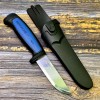 Нож Morakniv Pro S, нержавеющая сталь, резиновая ручка с синей вставкой