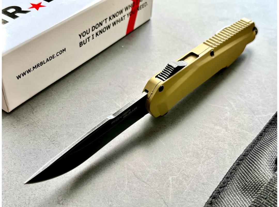 Нож складной Mr. Blade MB402-BSW/TN Rover, Black Stonewash Blade, Tan ...