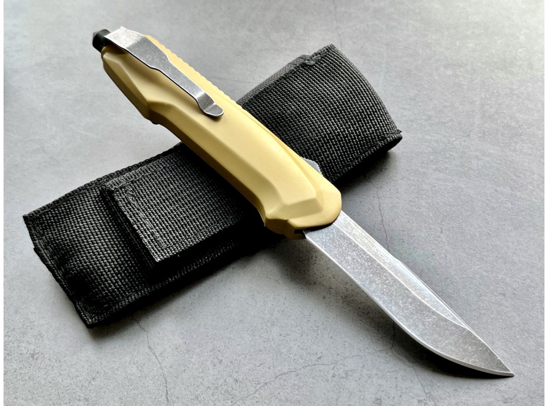 Нож складной Mr. Blade MB402-BSW/TN Rover, Black Stonewash Blade, Tan ...