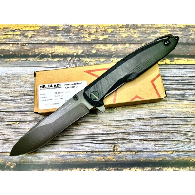 Нож складной Mr. Blade Convair, D2 Blade, Black Handle