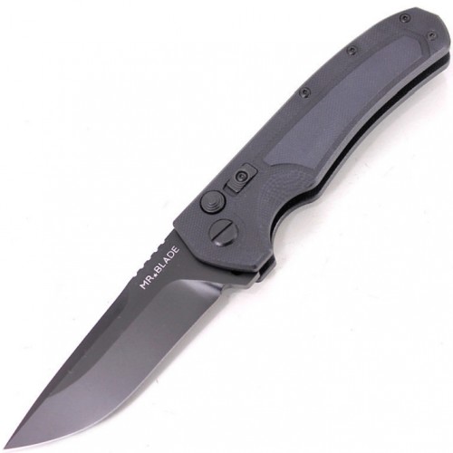 Нож складной Mr. Blade Raven, Black D2 Blade