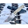 Нож N.C. Custom Fang, Satin Blade, Tan Handle