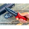 Нож N.C. Custom GRAVE, Red G10 Handle, Limited Edition
