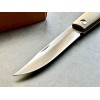 Нож складной N.C. Custom Finn Track, White G10 Handle