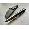 Нож N.C. Custom Fang, Satin Blade, Black Handle