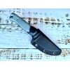 Нож N.C. Custom Fang, Satin Blade, Dark Grey Handle