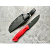 Нож N.C. Custom Pride, D2 BlackWashed Blade, Red Handle