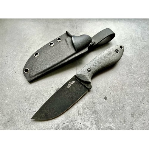 Нож N.C.Custom CRONY, N690 BlackWash Blade