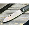 Нож складной N.C. Custom NCC091-A10ST/G10BKRD Bro, AUS-10 Blade, Black - Red Handle