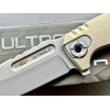 Нож складной N.C. Custom ULTRAS-F, Stonewash Blade, Tan Handle
