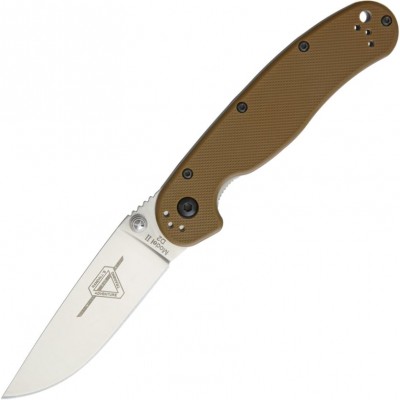 Нож складной Ontario Rat II, D2 Blade, Coyote Handle