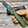 Нож складной Ontario Rat I Folder Black Blade, OD Green Handle