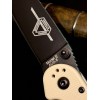 Нож складной Ontario ON8862BONE Rat II, Black Blade, Ivory Handle Нож складной Ontario ON8862BONE Rat II, Black Blade, Ivory Handle