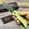 Нож складной Southern Grind SG20359 Bad Monkey, 14C28N Sandvik PartSerrated Tanto Blade, Jade Ghost Green G10 Handle