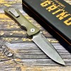 Нож складной Southern Grind SG22273 Spider Monkey, MagnaCut Blade, OD Green G10 Handle