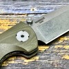 Нож складной Southern Grind SG22273 Spider Monkey, MagnaCut Blade, OD Green G10 Handle